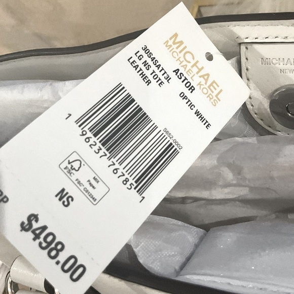 MICHAEL KORS Large Studded Shoulder Bag, NWT - Picture 4 of 4